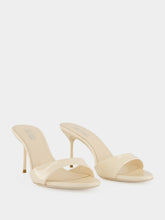 Paris Texas Ivory 70 Patent Leather Lidia Mules