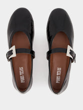 Paris Texas Black Sveva Buckle Ballet Flat