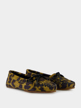 Paris Texas Indiana Loafer in Russet Leopard Suede