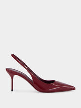 Paris Texas Rouge Lidia Slingback 70 Patent Leather Heels