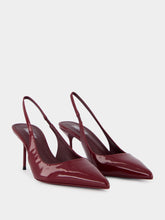 Paris Texas Rouge Lidia Slingback 70 Patent Leather Heels