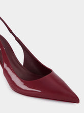 Paris Texas Rouge Lidia Slingback 70 Patent Leather Heels
