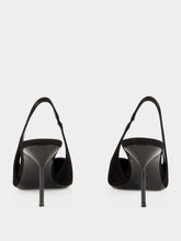 Paris Texas Black Lidia 70 Suede Slingback Pumps