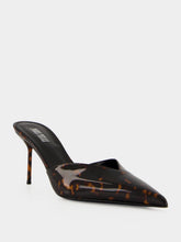 Paris Texas Tortoise Lidia 70 Patent Leather Mules