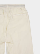 Baziszt Off-White and Blue Talilo Cotton Pants