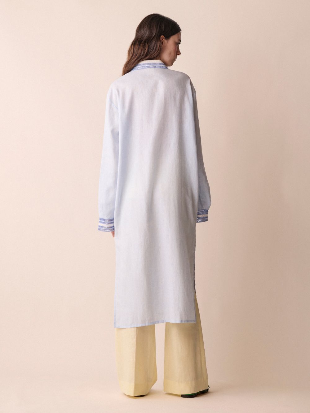 Altair English Embroidered Linen Dress