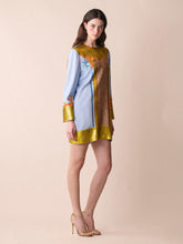 Paula Hydra A-Line Embroidered Mini Dress