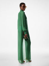 Tom Ford Green Silk Crepon Maxi Dress