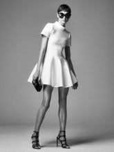 Tom Ford Off White Tulip Skirt Mini Dress