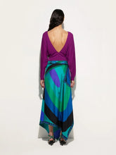 Pucci Emerald Maxi Skirt with Asymmetric Hem