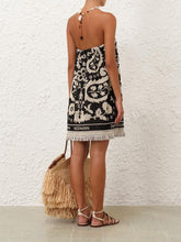 Zimmermann Black Cream Rhiannon Mini Towel Dress