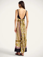 La DoubleJ Pagoda Placée Silk Midi Dress