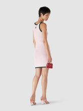 Casablanca Pink Cotton Mouliné Tank Dress