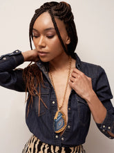 Sylvia Toledano Spellbound Necklace with Blue Agate