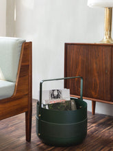 Eldvarm Emma Basket in Forest Green