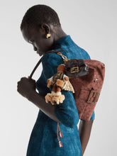 Brown Nano Mamma Baguette in Hagfish Leather