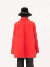 Valentino Garavani Paris Red Virgin Wool Coat
