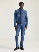 Givenchy Medium Blue Shadow Washed Straight Jeans