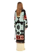 Alanui Wave-Sandal Jacquard Wool Icon Coat