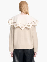 Altuzarra Bone Melange Toro Merino Wool Sweater