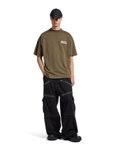 Balenciaga Khaki Masking Tape Medium Fit T-Shirt