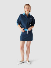 Casablanca Navy Punto Polo Collared Sweatshirt