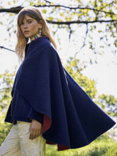 La DoubleJ Solid Blue Double Coat Baker Street Wool Jacket