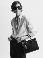 Saint Laurent Sac de Jour Baby in Smooth Leather in Dark Beige