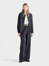 Prada Blue Buttoned Silk Jacket