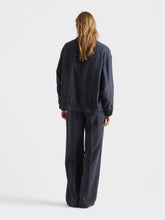 Prada Blue Buttoned Silk Jacket
