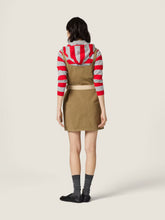 Miu Miu Khaki Belted Cotton Dress