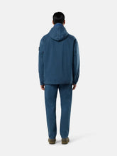 Stone Island Indigo Denim Hooded Zip-Up Jacket