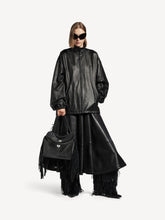 Balenciaga Black Rodeo Medium Handbag with Fringes