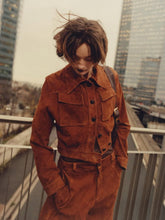 Stouls Coyote Leoncino Leather Safari Jacket