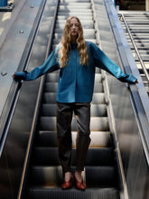Stouls Blue Jeans Simone Lambskin Leather Shirt