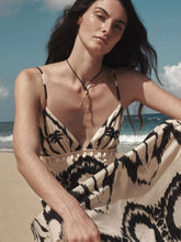 Johanna Ortiz Zea Palm Print Maxi Dress