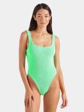 Hunza G Lime Square Neck Swimsuit