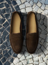 Frescobol Carioca Dark Brown Leme Suede Slipper