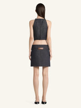 Courrèges Brut Pointy Denim Tank Top