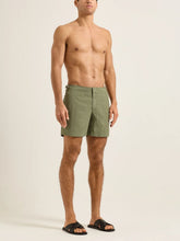 Orlebar Brown Herbal Green Bulldog Mid-Length Swim Shorts