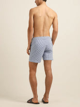 Orlebar Brown Nova Blue Seersucker Bulldog Swim Shorts