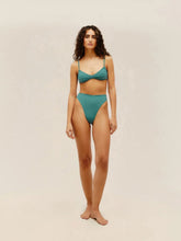 Haight Seaweed Green Monica Bikini Top
