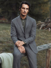 Boglioli Grey Virgin Wool-Silk Suit