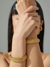 Paola Sighinolfi Margo 18K Gold Textured Bracelet