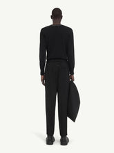 MM6 Maison Margiela Black Tailored Drawstring-Waist Trousers