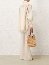 Zimmermann Cream Illuminate Trimmed Shirt