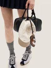 Miu Miu Cognac White Penny Loafer Leather Keychain