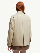 Moncler Beige Felci Padded Cotton Shirt Jacket