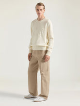 Givenchy Ecru Cotton Paris Sweater