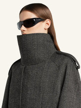 Courrèges Oblique Caviar Wool Short Coat